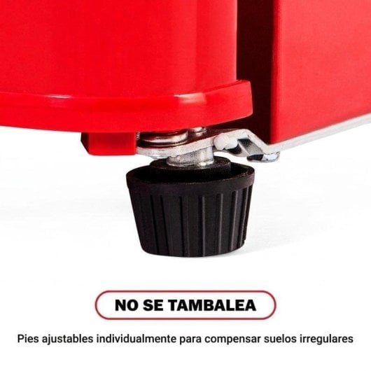 Frigorifero Mini Due Porte Rolipo ES310549RAA Defrost 88,8cm 60L E Rosso