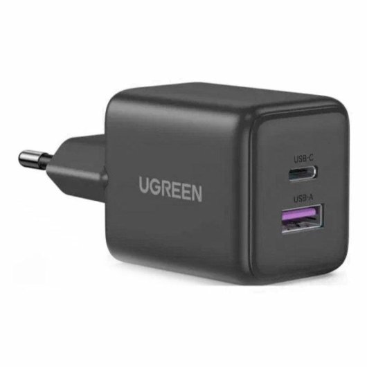 Fonte de Alimentação Ugreen X516 30W GaN USB-A e USB-C Compacta