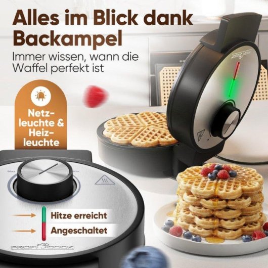 Gofriera ProfiCook PC-WA 1314 20 cm antihaftbelag