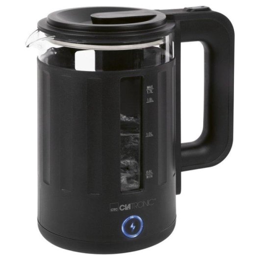 Wasserkessel elektrisch Clatronic WK 3837 G Glas 1,7 l