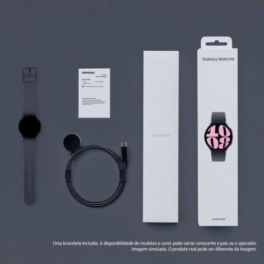 Samsung Galaxy Watch 6 Bluetooth 44mm Aluminium Graphit IP68 Herzfrequenzmesser