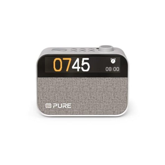Despertador Pure Moment Weiss Baumwolle Bluetooth 5.3 DAB+/FM
