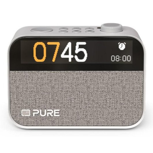 Despertador Pure Moment Weiss Baumwolle Bluetooth 5.3 DAB+/FM