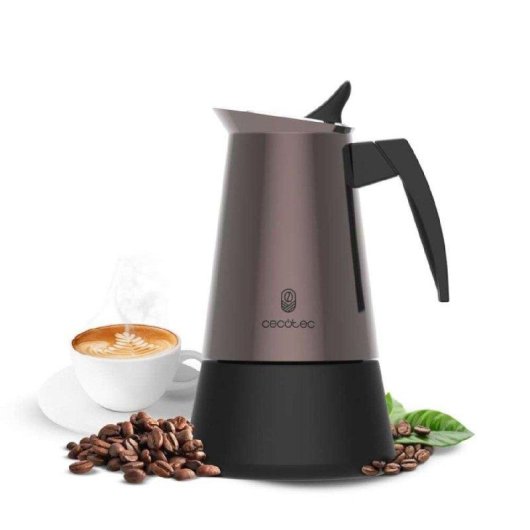 Cafetière italienne Cecotec Piccolina 400 Bronze 0,2 L 4 Tasses Acier inoxydable