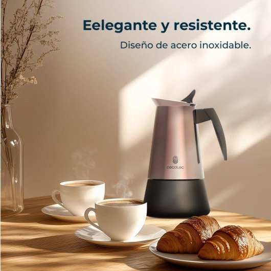 Cafetière italienne Cecotec Piccolina 400 Bronze 0,2 L 4 Tasses Acier inoxydable