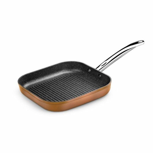 Poele grille Monix Copper 28 cm aluminium forge antiadhere