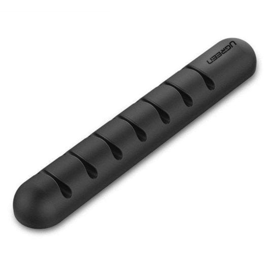 Organizador de cables Ugreen LP114 silicona negro autoadhesivo