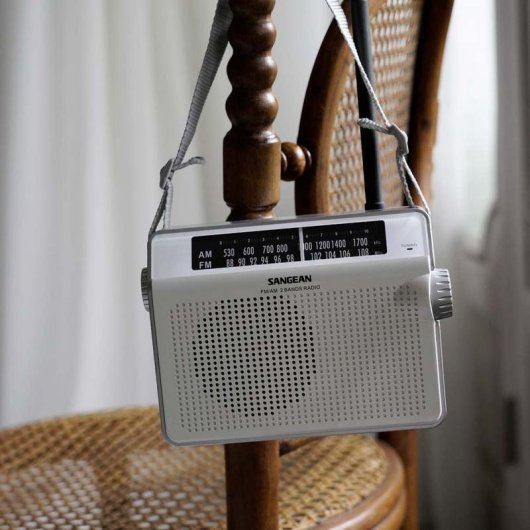 Radio portatile Sangean PR-D6 Analogico FM AM MW Bianco