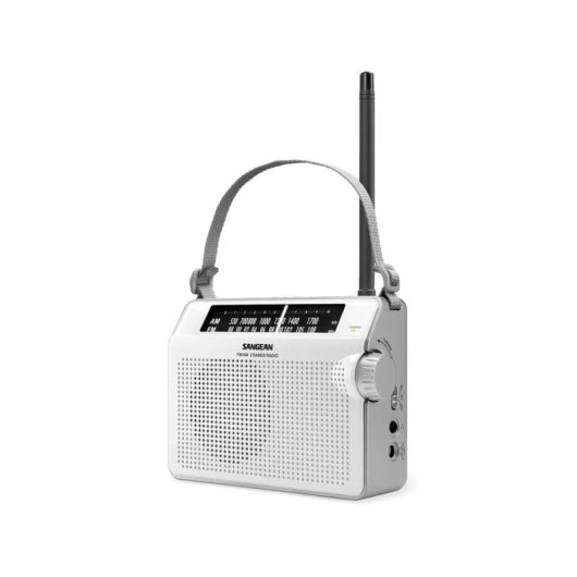 Radio portatile Sangean PR-D6 Analogico FM AM MW Bianco