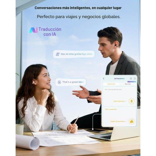 Auricolari Fargo aperti Bluetooth 6.0 con 4 microfoni IA, IP55, alta risoluzione