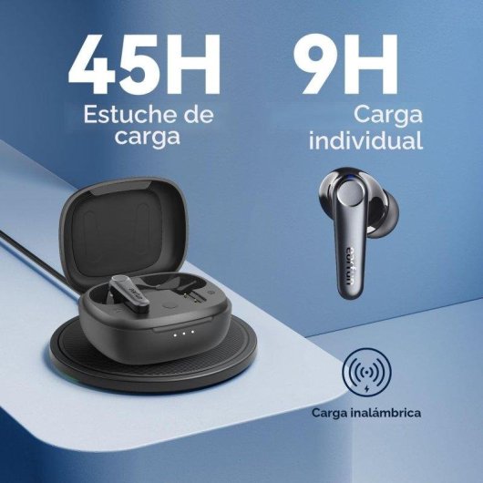 Auricolari Fargo Air Pro 3 Bluetooth 5.3 con Cancellazione Rumore 43 dB e 6 Microfoni