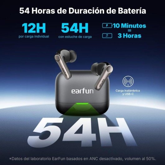 Auricolari Fargo Bluetooth wireless con cancellazione adattiva del rumore e 6 microfoni