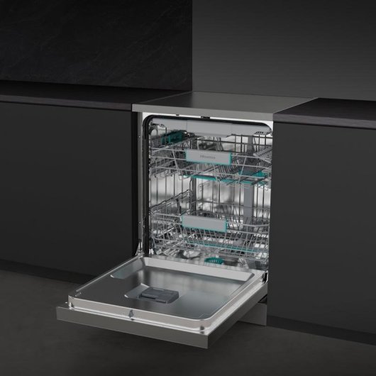 Lavavajillas Hisense HS663A90XUK 16 cubiertos A con apertura automática
