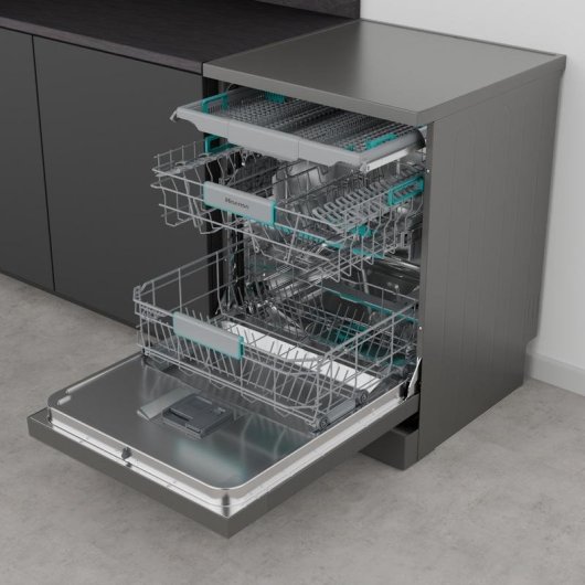 Lavavajillas Hisense HS663A90XUK 16 cubiertos A con apertura automática