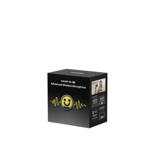 Mikrofon INSTA360 Mic Pro kabellos cardioid mit anpassbarem Display