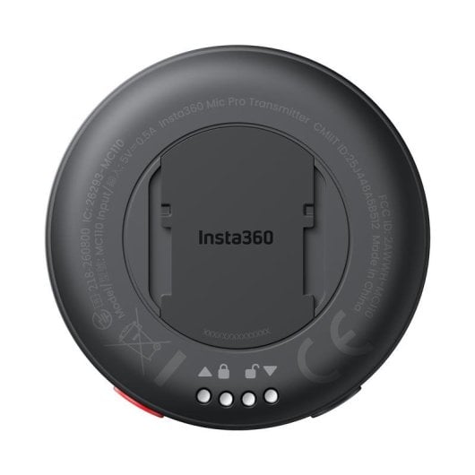 Mikrofon INSTA360 Mic Pro kabellos cardioid mit anpassbarem Display