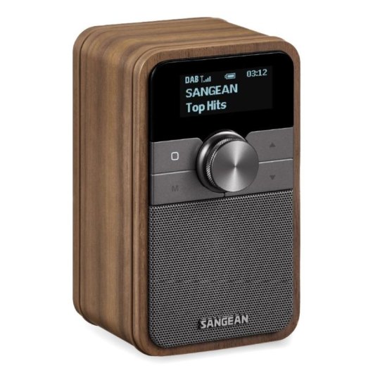 Radio Sangean DDR-8 Bluetooth DAB+ FM legno noce display OLED