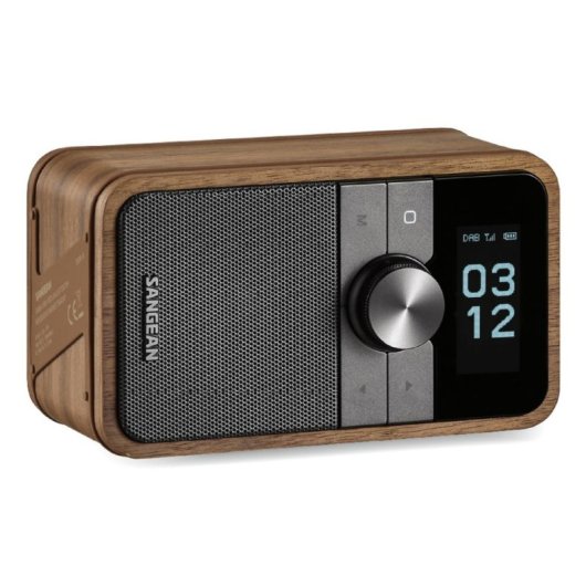 Radio Sangean DDR-8 Bluetooth DAB+ FM legno noce display OLED