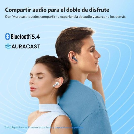Auricolari Fargo Wireless Bluetooth con Cancellazione Rumore Adattiva e 6 Microfoni