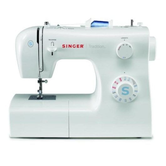 Máquina de coser SINGER Tradition 2259 automática 19 puntadas brazo libre blanca