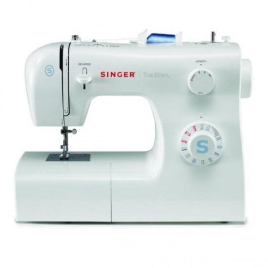 Máquina de coser SINGER Tradition 2259 automática 19 puntadas brazo libre blanca