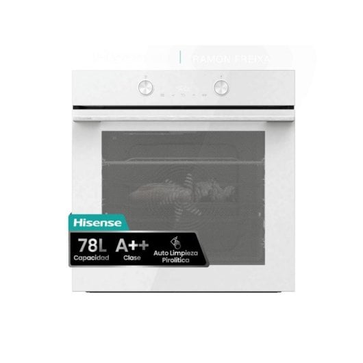Horno Multifunción Hisense BI64223EPWG 78L 60cm Pirolítico A++ AirFryer Pizza Blanco
