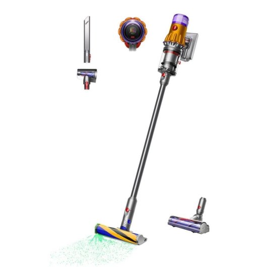 Aspiradora sin Cable Dyson V12 Detect Absolute 150W 60 min Cepillo Láser Antienredos