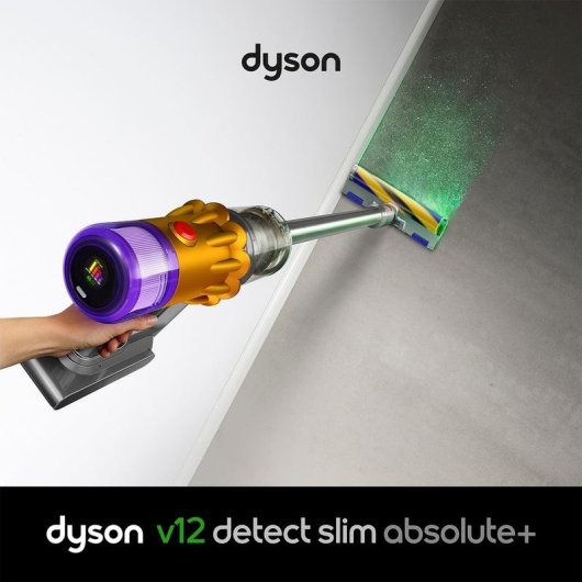 Aspiradora sin Cable Dyson V12 Detect Absolute 150W 60 min Cepillo Láser Antienredos