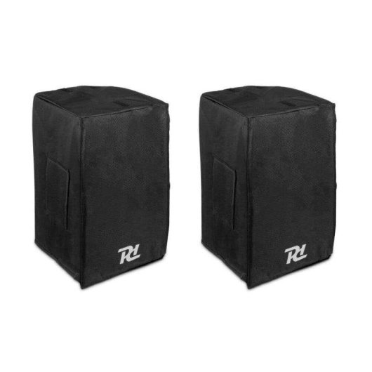 Fundas Power Dynamics para altavoces PDY212 resistentes al agua negras