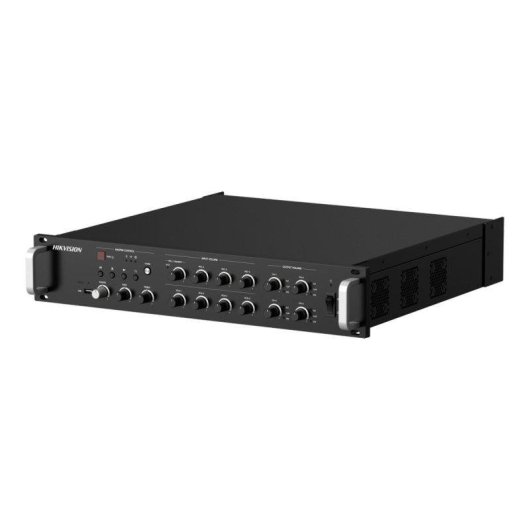 Amplificateur réseau Hikvision 1000W 4 zones avec USB Bluetooth MIC RCA