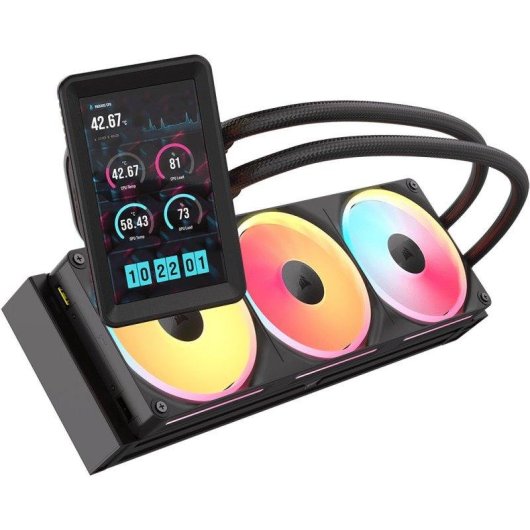 Wasserkühlung Corsair iCUE LINK TITAN II 360 Ultra LX LCD, 3 Lüfter