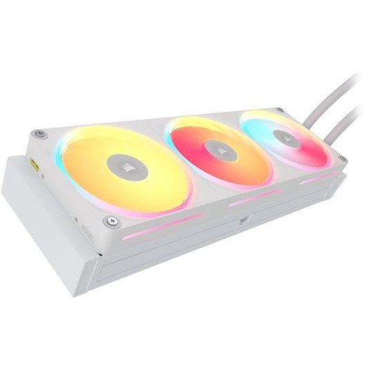 Watercooling Corsair TITAN II 360 Ultra LX LCD 360 mm, 3 ventilateurs blanc