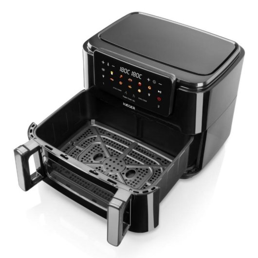 Airfryer Haeger AF-D10.010B Double Compartiment 10L 2600W Minuteur