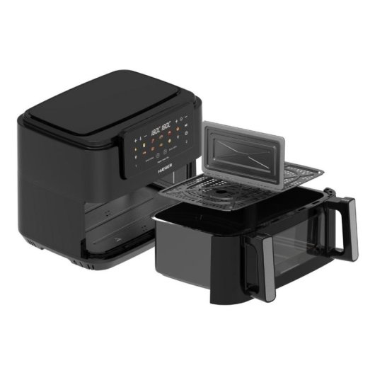 Airfryer Haeger AF-D10.010B Double Compartiment 10L 2600W Minuteur