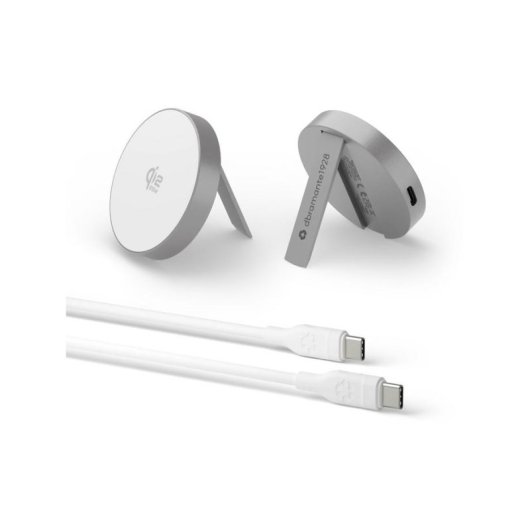 Carregador sem fio dbramante1928 CH15WLAL7263 Qi2 25W com suporte magnetico