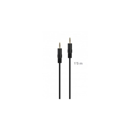 Audiokabel Fonestar JACK-MM-1-5 3,5 mm Stecker zu Stecker 1,5 m schwarz