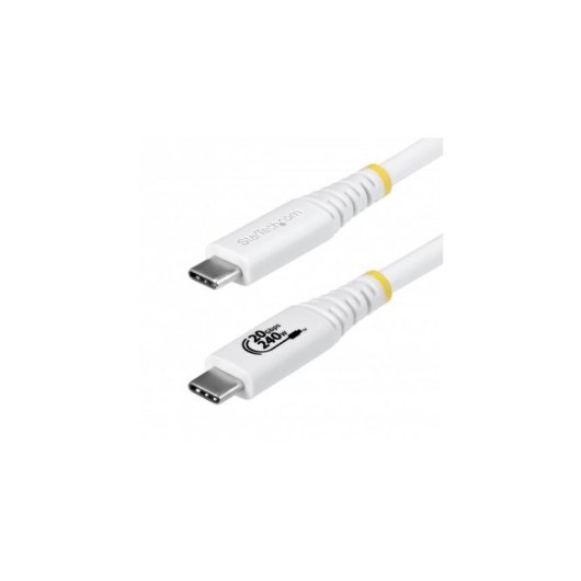 Câble USB4 StarTech.com 20Gbps USB-C 2m PD 240W 4K120 Blanc