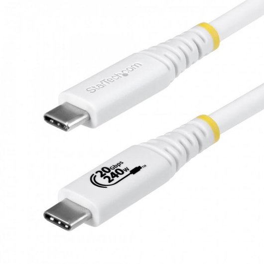Câble USB4 StarTech.com 20Gbps USB-C 2m PD 240W 4K120 Blanc