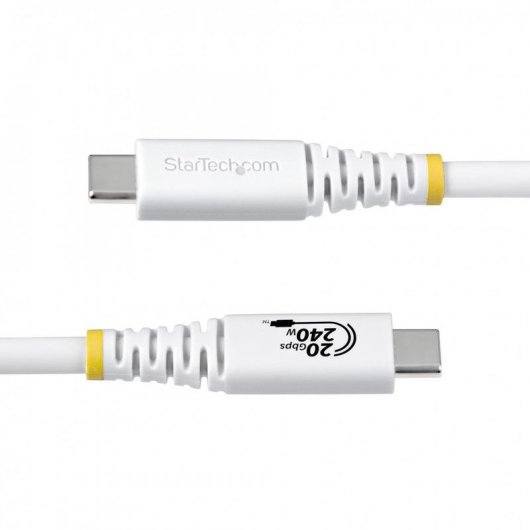 Câble USB4 StarTech.com 20Gbps USB-C 2m PD 240W 4K120 Blanc