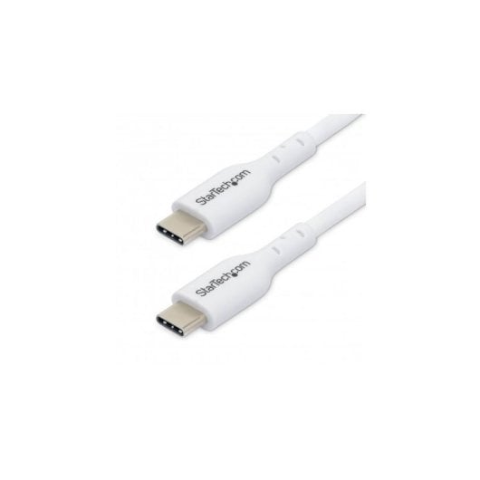 Câble USB-C StarTech.com 2m blanc charge rapide 60W 3A pack 2