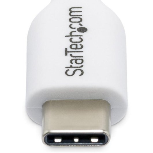 Cable USB-C de Carga 1m Pack de 2 StarTech.com USB 2.0 60W 3A Blanco