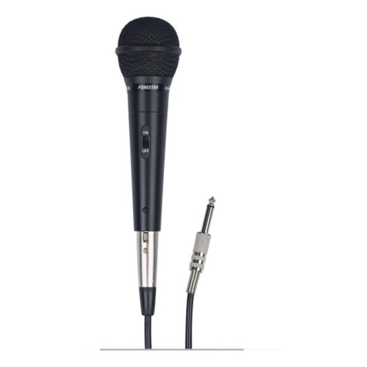 Mikrofon Fonestar FDM-1020 XLR dynamisch mit Schalter und Tasche