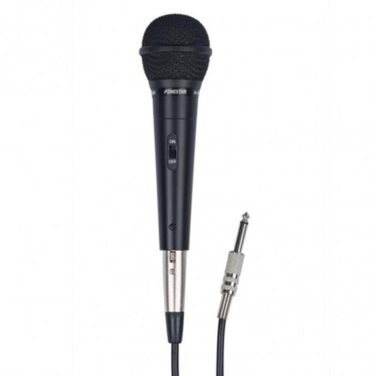 Mikrofon Fonestar FDM-1020 XLR dynamisch mit Schalter und Tasche