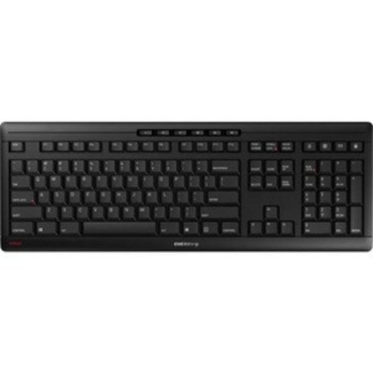 Tastatur CHERRY Stream Wireless Membran komplett mit Multimedia-Tasten