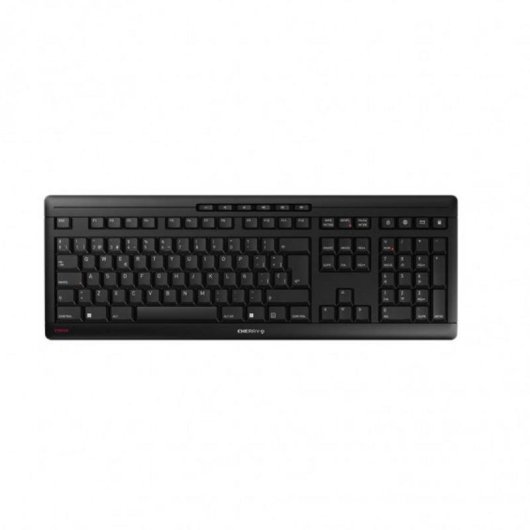 Tastatur CHERRY Stream Wireless Membran komplett mit Multimedia-Tasten