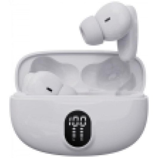 Denver TWE-57W kabellose Bluetooth 5.3 Kopfhörer mit Touch-Steuerung und Mikrofon weiß