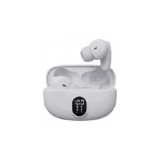 Denver TWE-57W kabellose Bluetooth 5.3 Kopfhörer mit Touch-Steuerung und Mikrofon weiß