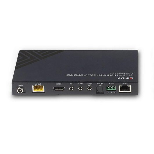 AV-Extender Lindy 38341 HDMI 4K60 Cat6 HDBaseT 100 m Schwarz
