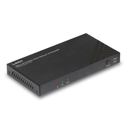 AV-Extender Lindy 38341 HDMI 4K60 Cat6 HDBaseT 100 m Schwarz