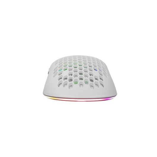 Mouse White Shark GALAHAD White USB 7200 DPI Ambidestro Bianco RGB